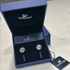 Swarovski Women's Clear Crystal Earrings Brand New in Box